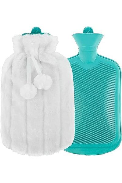 Other Hot Water Bag with Strong Fluffy Cover BPA Free (Design and Color May Vary)