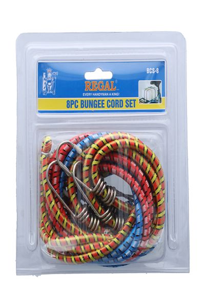 Regal 8-Piece Bungee Cord Set