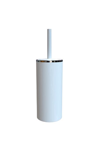 Prima Nova Lenox Glossy Finish Durable Plastic Toilet Brush and Holder