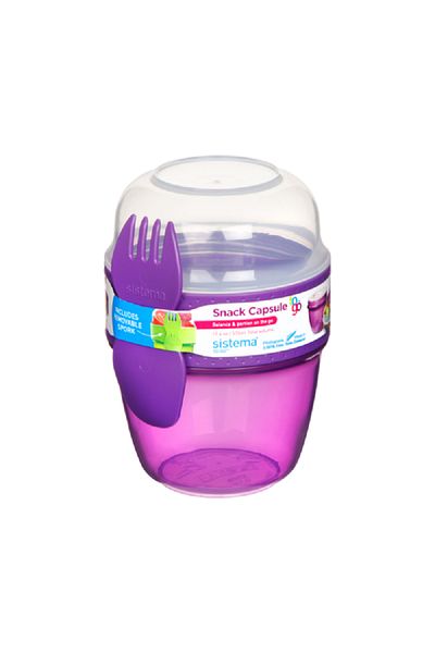 Sistema Go to Snack Capsule Purple and Clear