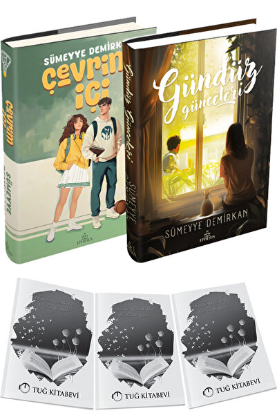 Ephesus Yayınları Çevrim İçi ve Gündüz Günceleri 2li Set Ciltli + Hediyeli