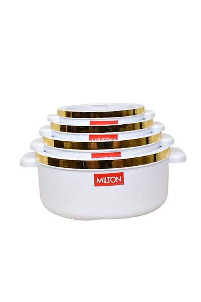 Milton 4-piece food container set, 0.5 / 1 / 1.5 / 2.5 liters
