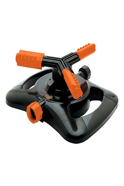 Black&Decker Leak-proof ABS Plastic 3-Arm Whirling Sprinkler