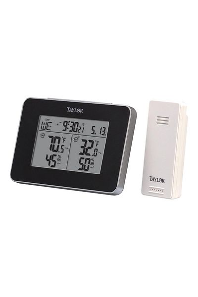 Taylor Wireless Indoor and Outdoor Weather Station with Hygrometer Multicolor