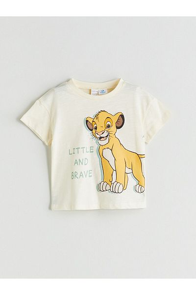 LC Waikiki Lion King Printed Baby Boy Shorts Set