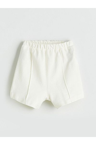 LC Waikiki Elastic Waist Basic Baby Boy Shorts 2-Piece