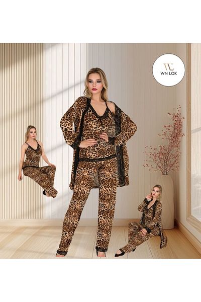 WNLOK Pajama set (Turkish, 3 pieces, high quality)