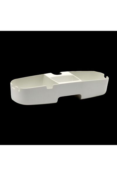 Prima Nova 3-Compartment Sleek Design Plastic Drippy Shower Basket