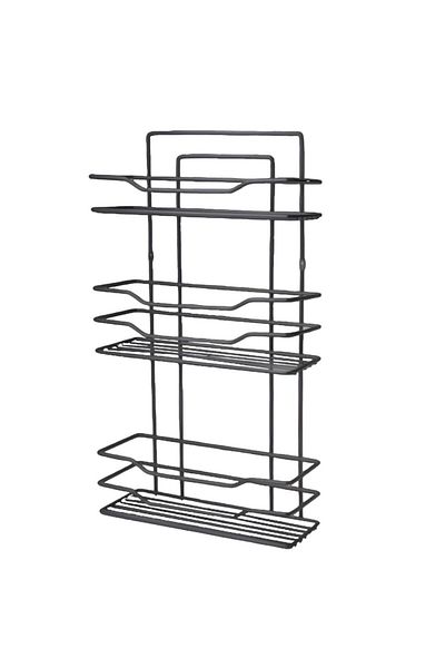 Prima Nova 3-Tier Elegant and Modern Design Fest Bath Wall Shelf Black D-05248