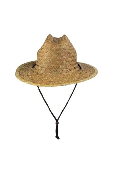 BREZIUM Men's Summer Hat with Adjustable Cord, Beige, BREZIUM