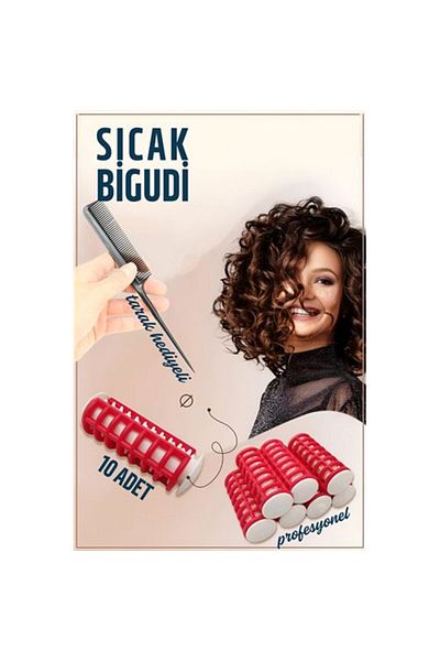 Skygo Modacar Clip-On Hot Curler Comb Set 10 Pieces
