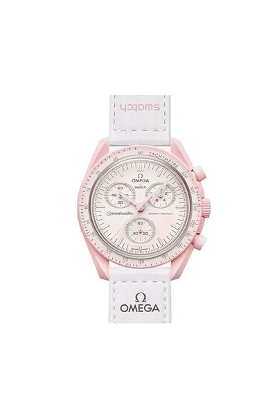 Omega Omega Swatch watch with elegant and distinctive design with accessories