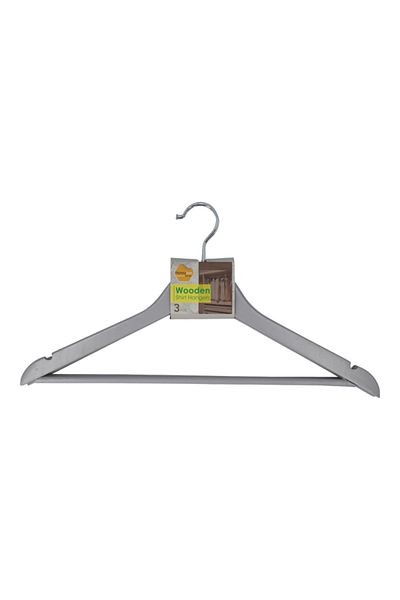 HONEYBEE 3-Piece Wooden Hanger Multicolor