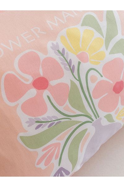 LC Waikiki Mixed Flower Printed Pillow Case 2 Piece 50X70 cm