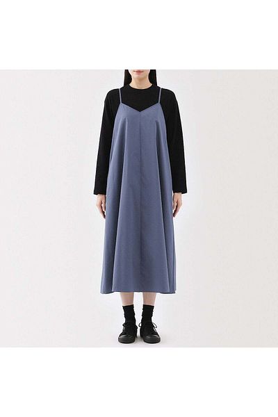 Muji Quick Dry Broadcloth Camisole Dress