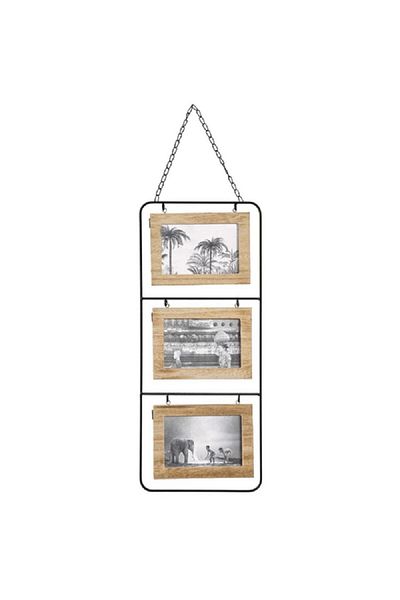 Atmosphera 6-Picture Wall Mounted Decorative Easy-Hanging Photo Frame Multicolor