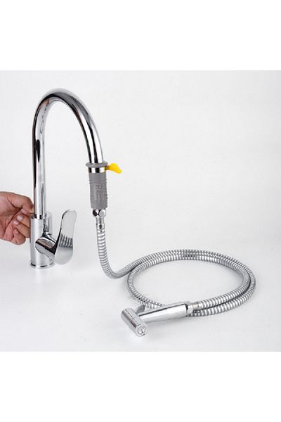Newstar Portable Bidet Sprayer Travel Shattaf Chrome 25 X 2 X 26.5 Cm
