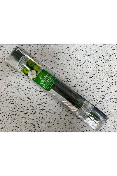 HUNATASARIM 10 Adet Bahçe Çubuk Tütsü Green Apple Kokulu (Uzunluk: 50 cm)