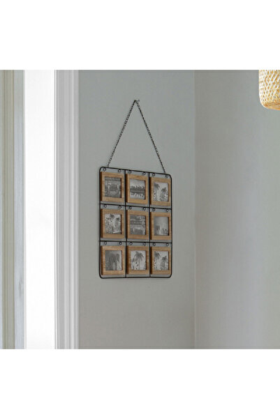 Atmosphera 18-Picture Nomad Wall Mounted Decorative Easy-Hanging Photo Frame Multicolor