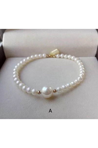 Shiklik MODA قم بتكملة أناقتك مع سوار اللؤلؤ الأبيض الأنيق