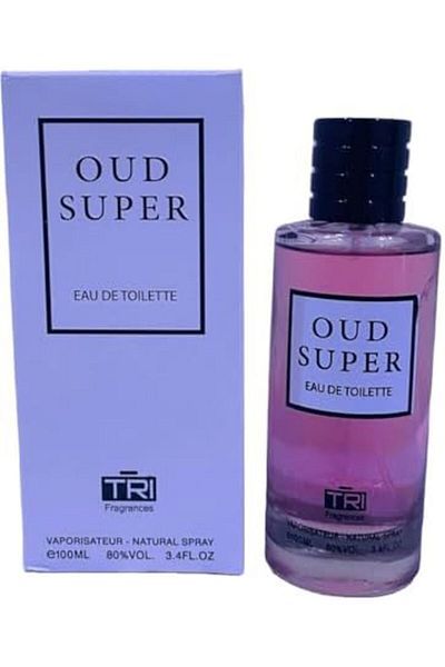 trı TRI Fragrances Oud Super Eau De Toilette for Men Natural Spray 100ml