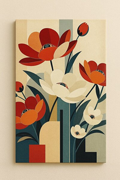 MorAnka Tuval&Boya Moranka Sayılarla Boyama Tuval Seti Fırça Boya Dahil (Çıta...