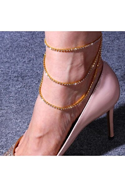 Shiklik MODA 3 Layer Chain Anklet to Enhance Your Elegance