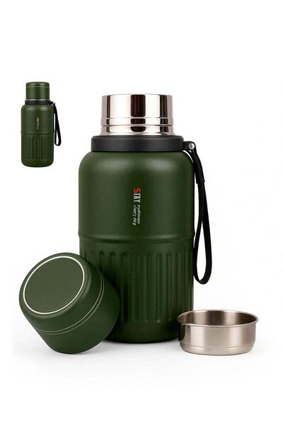 thormall Thermal Bottle – Stainless Steel / Plastic – Capacity: 600 ml
