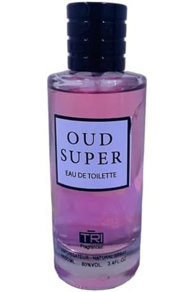 trı TRI Fragrances Oud Super Eau De Toilette for Men Natural Spray 100ml
