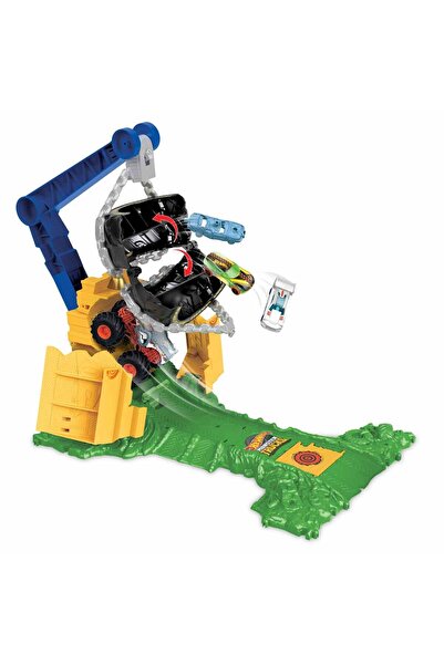 HOT WHEELS Monster Trucks Arenada Rhinomite Mücadelesi HTP18