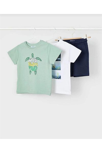 MAYORAL Summer Boys' 2-Piece T-Shirt Shorts Set