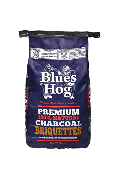 Blues Hog فحم هيكوري طبيعي سريع الاشتعال، طويل الأمد، وزنه 15.4 رطل