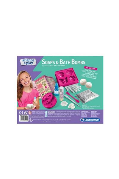 CLEMENTONI Science & Play Soap and Bath Bombs Making Kit Multicolor