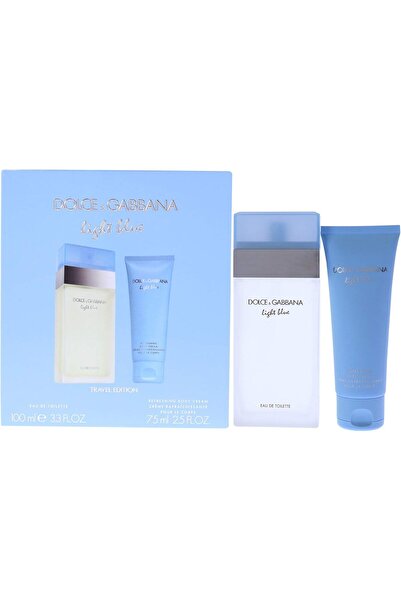 Dolce&Gabbana Dolce and Gabbana Light Blue Women 2 Pc Gift Set 3.3oz EDT Spray, 2.5oz Body Cream