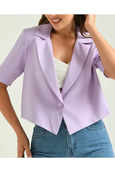 Büşra Fashion Kısa Blazer Ceket
