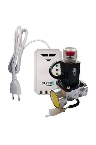Daver Sistem de detectare a gazelor cu senzor și valvă electromagnetică de gaz