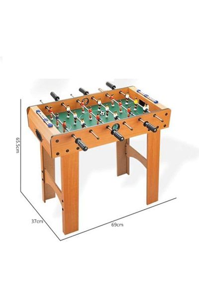Toybox Wooden Foosball Table, Indoor Soccer Game Table with 18 Players and Score Counter - 69 x 37 x 65.5 c