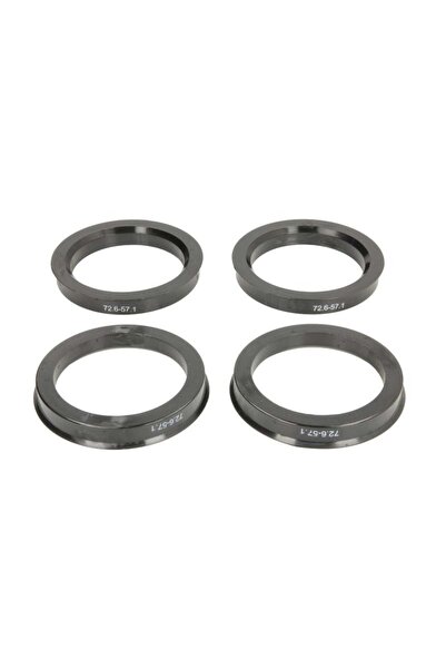 OEM Set de 4 inele de centrare Rim 72.6/57.1