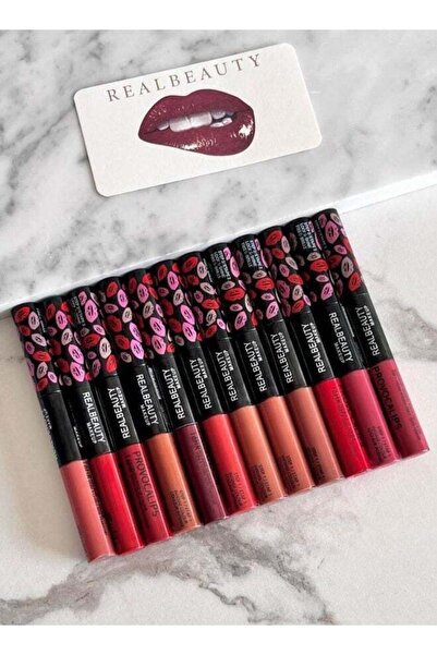 real beauty Liquid Lipstick 12 Colors