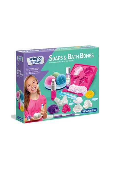 CLEMENTONI Science & Play Soap and Bath Bombs Making Kit Multicolor