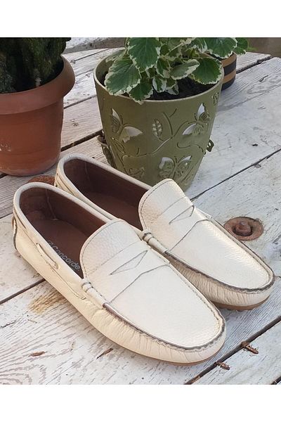BAGSSHOES 15009 Мъжки ежедневни обувки от естествена кожа, мокасини