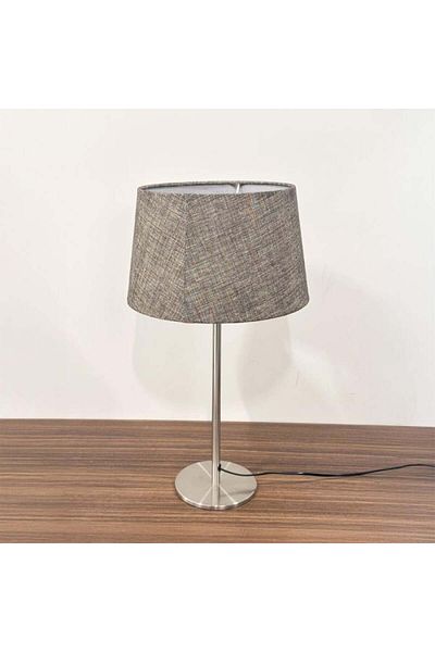 Siera T8122-C Coffee Nickel Shade Round Lampshade