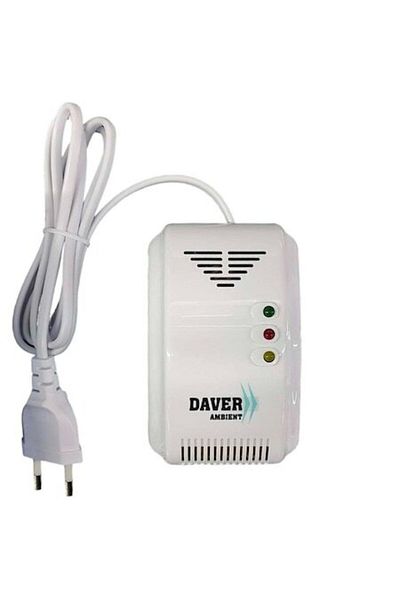Daver Detector de gaz cu alimentare 220V/50Hz și control al electrovalvei, Daver