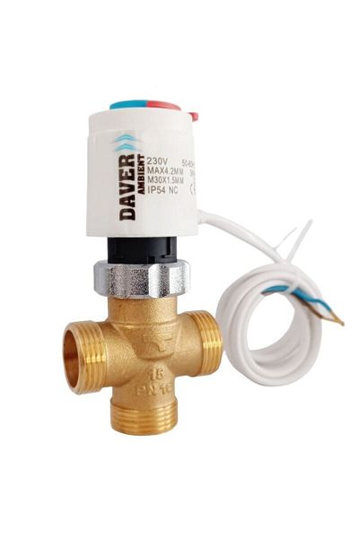 Daver Electrovana cu 3 cai, on/off, 3/4”, 220V, Daver
