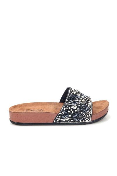 Papuçcity Pien 03172 Orthopedic Women's Stone Slippers