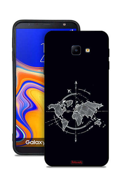 Tolwak غطاء حماية لهاتف Samsung Galaxy J4 Core بتصميم فن البوصلة