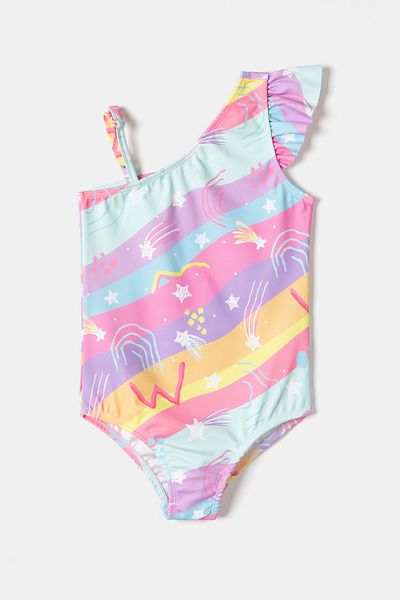 Krazber Girl's Patterned Swimsuit