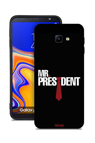 Tolwak غطاء حماية لهاتف Samsung Galaxy J4 Core Mr President