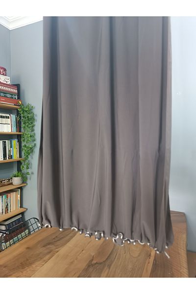 Blotch Premium Lycra Dark Smoked Color Lycra Sandy Jersey Shawl