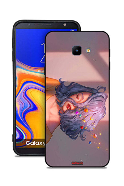 Tolwak Samsung Galaxy J4 Plus Protective Case Cover Girl And Space Art